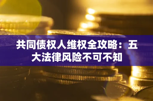 北京共同债权人维权全攻略：五大法律风险不可不知