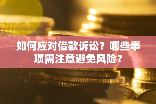 北京如何应对借款诉讼？哪些事项需注意避免风险？