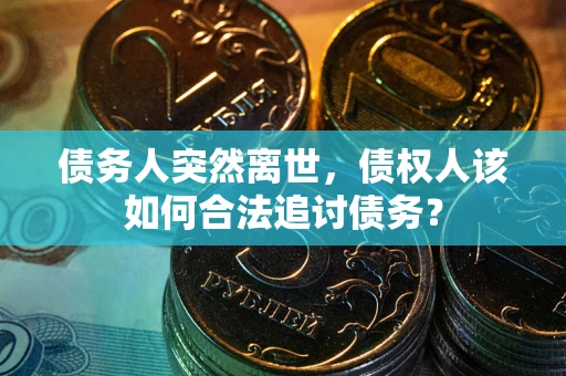北京债务人突然离世，债权人该如何合法追讨债务？
