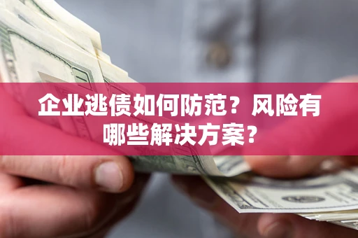 北京企业逃债如何防范？风险有哪些解决方案？