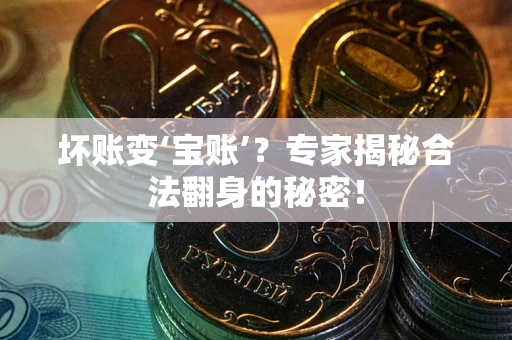 北京坏账变‘宝账’？专家揭秘合法翻身的秘密！