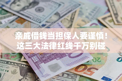 北京亲戚借钱当担保人要谨慎！这三大法律红线千万别碰