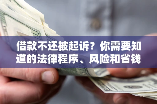 北京借款不还被起诉？你需要知道的法律程序、风险和省钱技巧